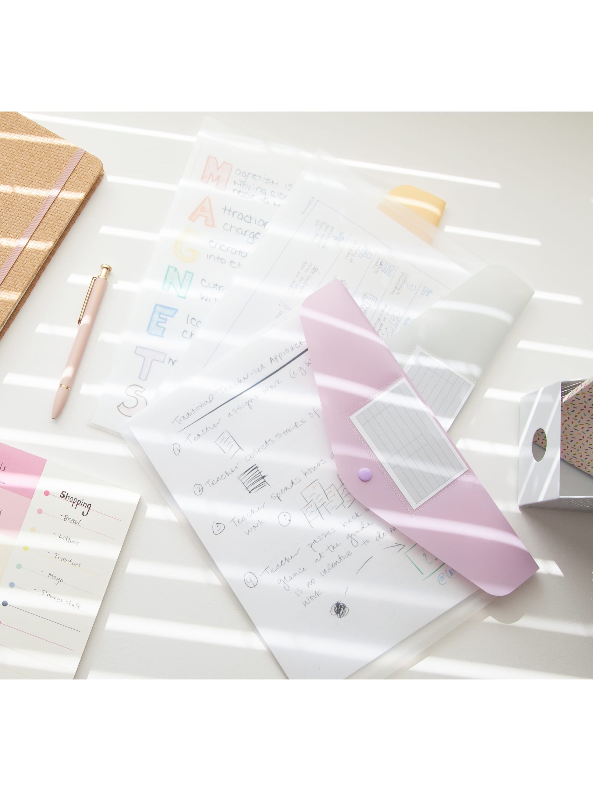 Document HoldersDocument Holders, 1.0 Expansion, Assorted Colors, Letter, Assorted Colors, Letter Size, Set of 6, 086486896887