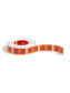ETYJ Color-Coded Year Labels, Orange Color, 1-1/2" X 3/4" Size, Set of 50, 086486683265