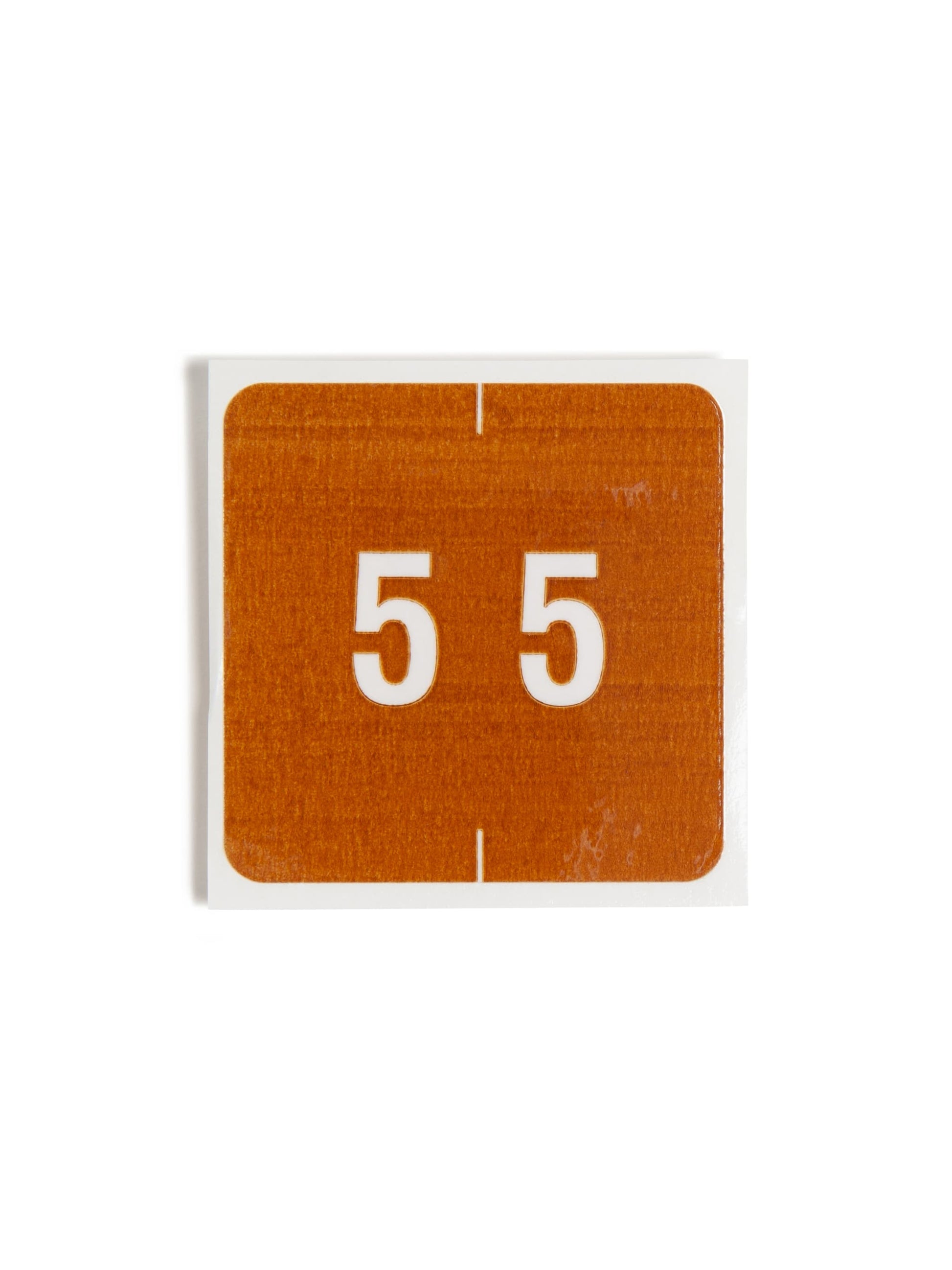 DCC Color-Coded Numeric Labels - Rolls, Brown Color, 1-1/2" X 1-1/2" Size, Set of 250, 086486674256