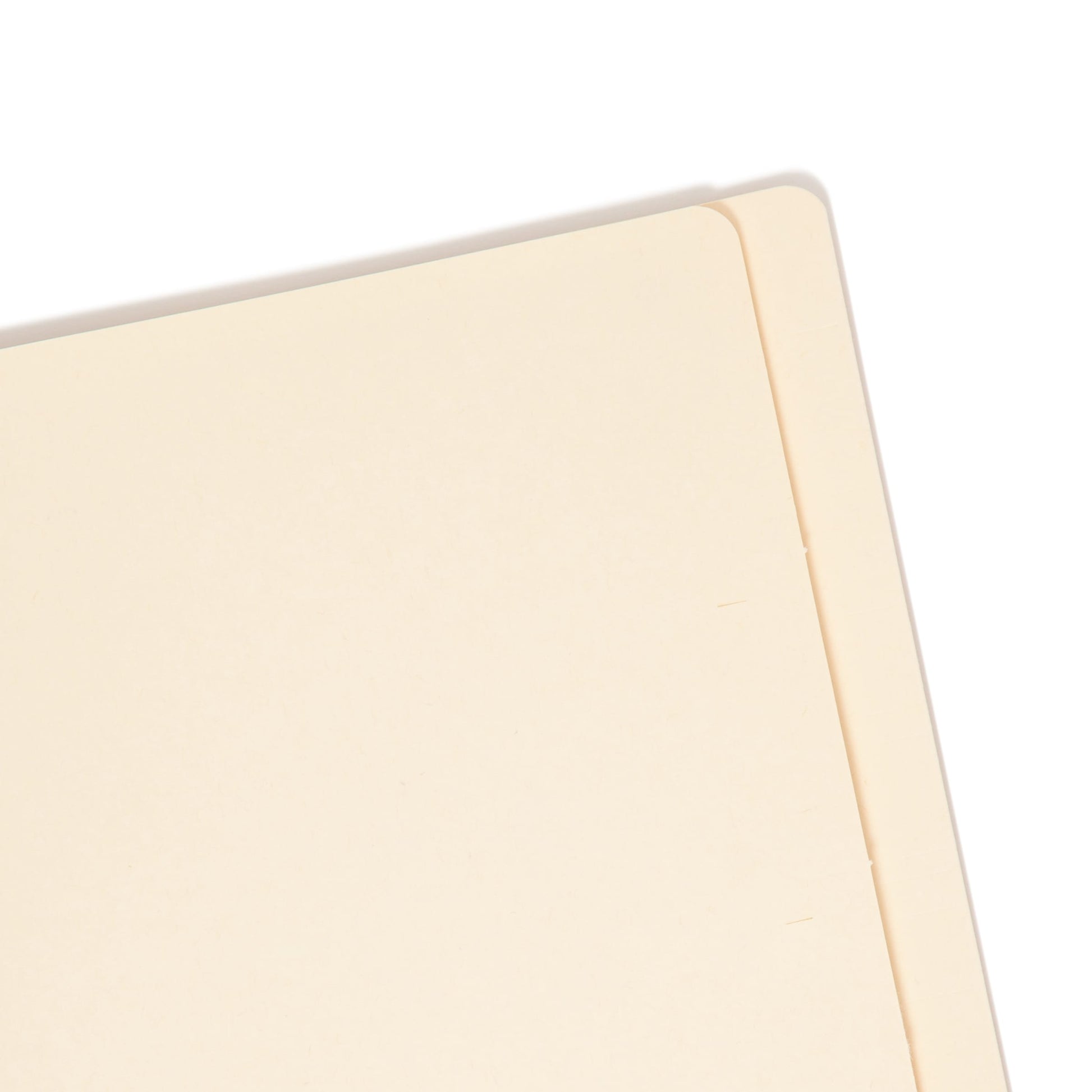 Shelf-Master® Reinforced End Tab Fastener File Folders, Straight-Cut Tab, 2 Fasteners, Bi-lingual, Manila Color, Letter Size, Set of 50, 086486246002