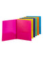 Poly Two-Pocket Folders with Fasteners, Assorted Colors Color, Letter Size, Set of 1, 086486877473