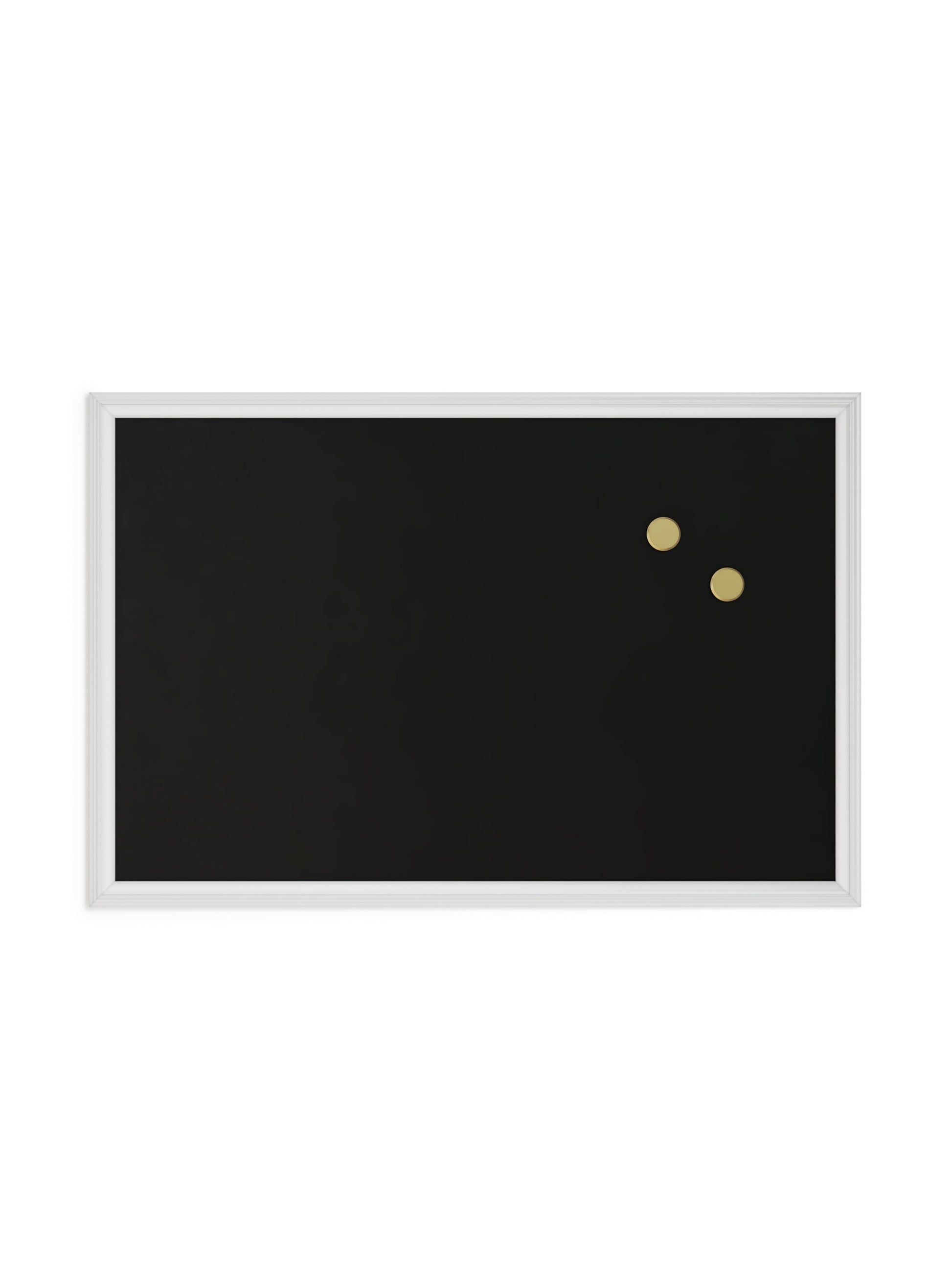 Decor Frame Magnetic Chalkboard, White, Black, 30" x 20", 3 x 2, Black, 30" X 20" Size, Set of 1, 817894020737