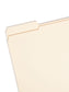 Reinforced Tab File Folders, 1 1/2 inch Expansion, 1/3-Cut Tab, Manila Color, Letter Size, Set of 50, 086486104050
