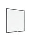 Metal Frame Dry Erase Board, Black, Black, 35" x 35", 3 x 3, Black, 35" X 35" Size, Set of 1, 817894028962