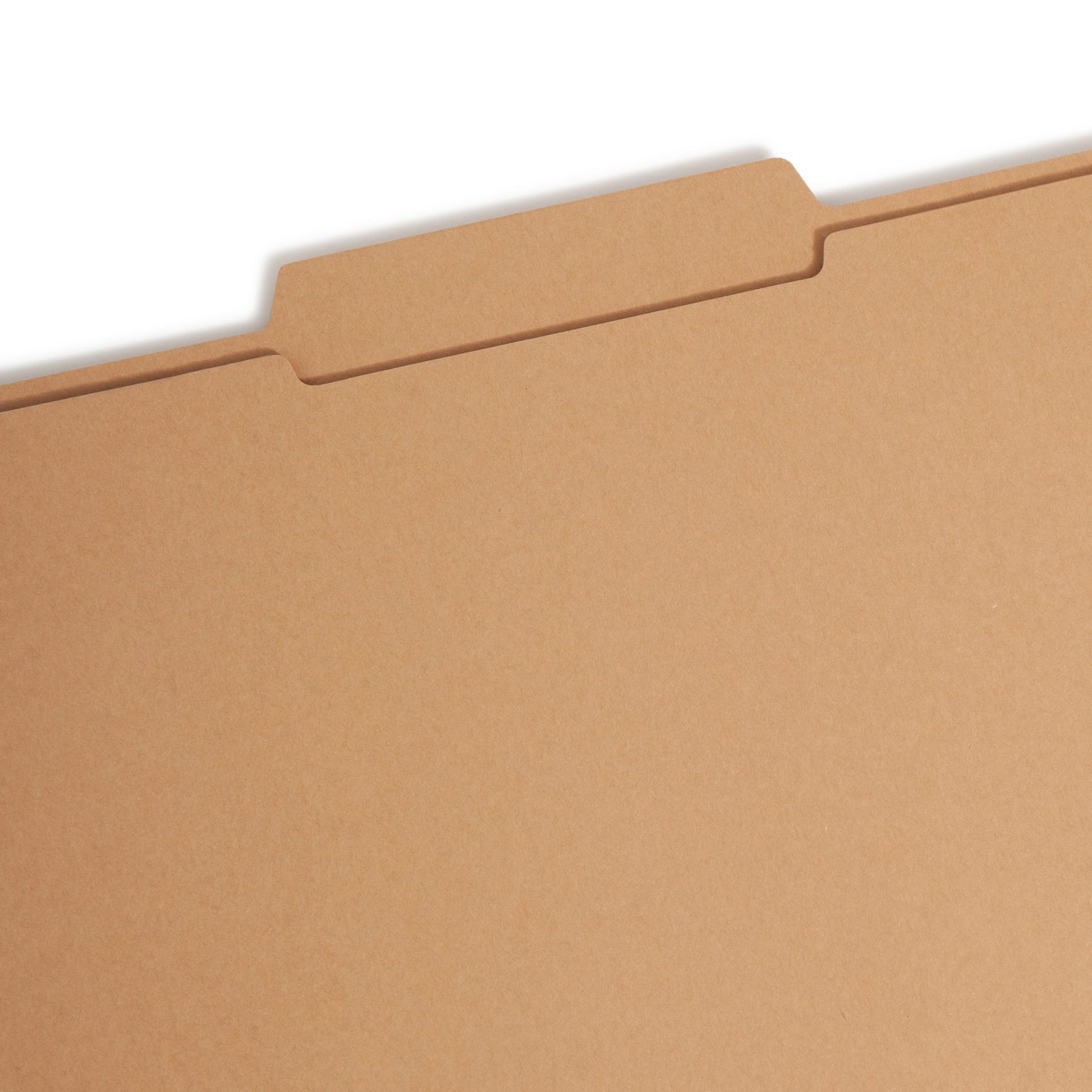 Reinforced Tab Fastener File Folders, 2/5-Cut Right of Center Tab, Kraft Color, Legal Size, Set of 50, 086486198806