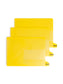 Poly End Tab Out-Guides, Yellow Color, Letter Size, Set of 25, 086486619561