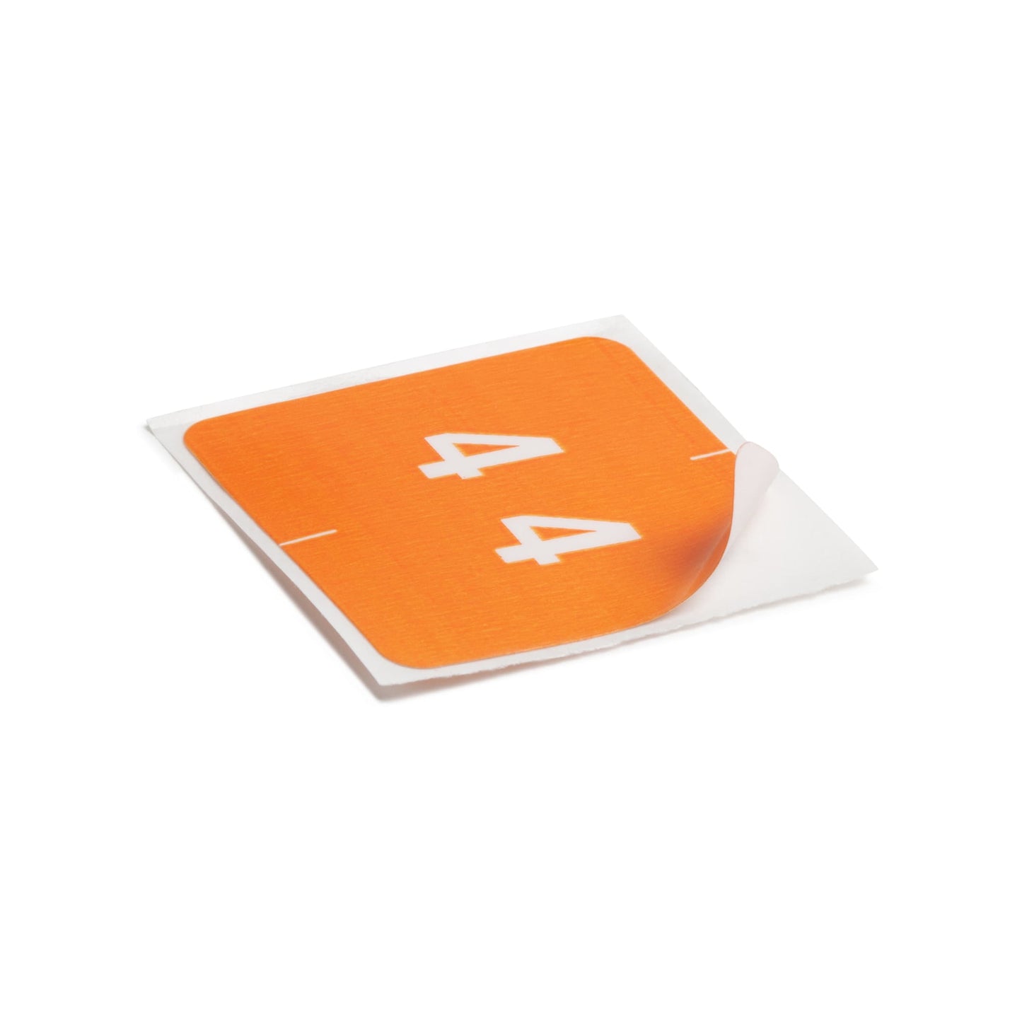 DCC Color-Coded Numeric Labels - Rolls, Orange Color, 1-1/2" X 1-1/2" Size, Set of 250, 086486674249