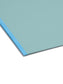 SafeSHIELD® Pressboard Fastener File Folders, 2 inch Expansion, 1/3-Cut Tab, Blue Color, Letter Size, Set of 25, 086486149372