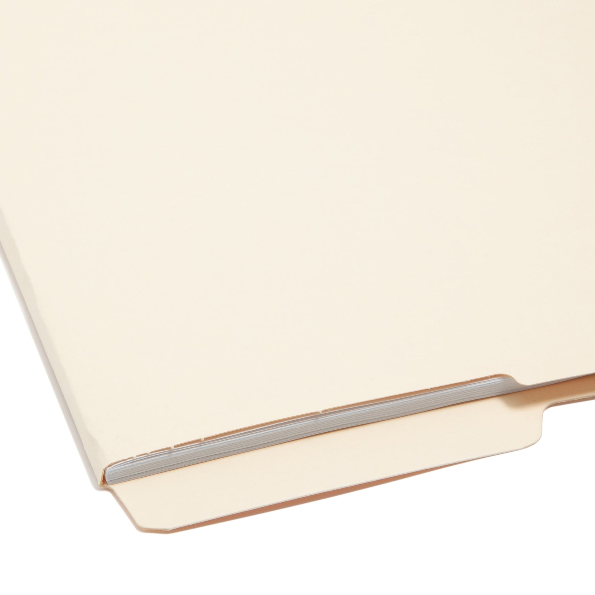 Shelf-Master® Reinforced Tab End Tab File Folders, 1/2-Cut Tab, Bottom Position, Manila Color, Letter Size, Set of 100, 086486241281