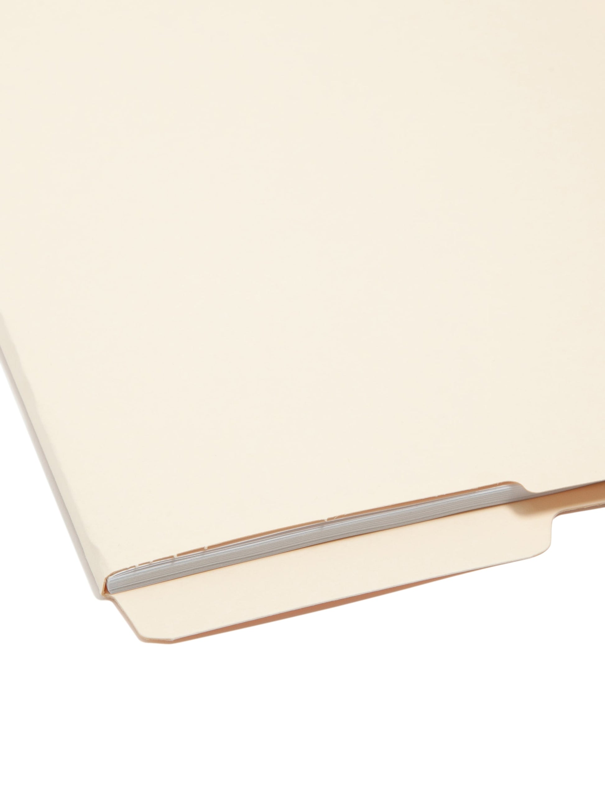 Shelf-Master® Reinforced Tab End Tab File Folders, 1/2-Cut Tab, Bottom Position, Manila Color, Letter Size, Set of 100, 086486241281