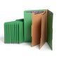 SafeSHIELD® Pressboard Classification File Folders, 2 Dividers, 2 inch Expansion, 2/5-Cut Tab, Green Color, Legal Size, Set of 10, 30086486190337