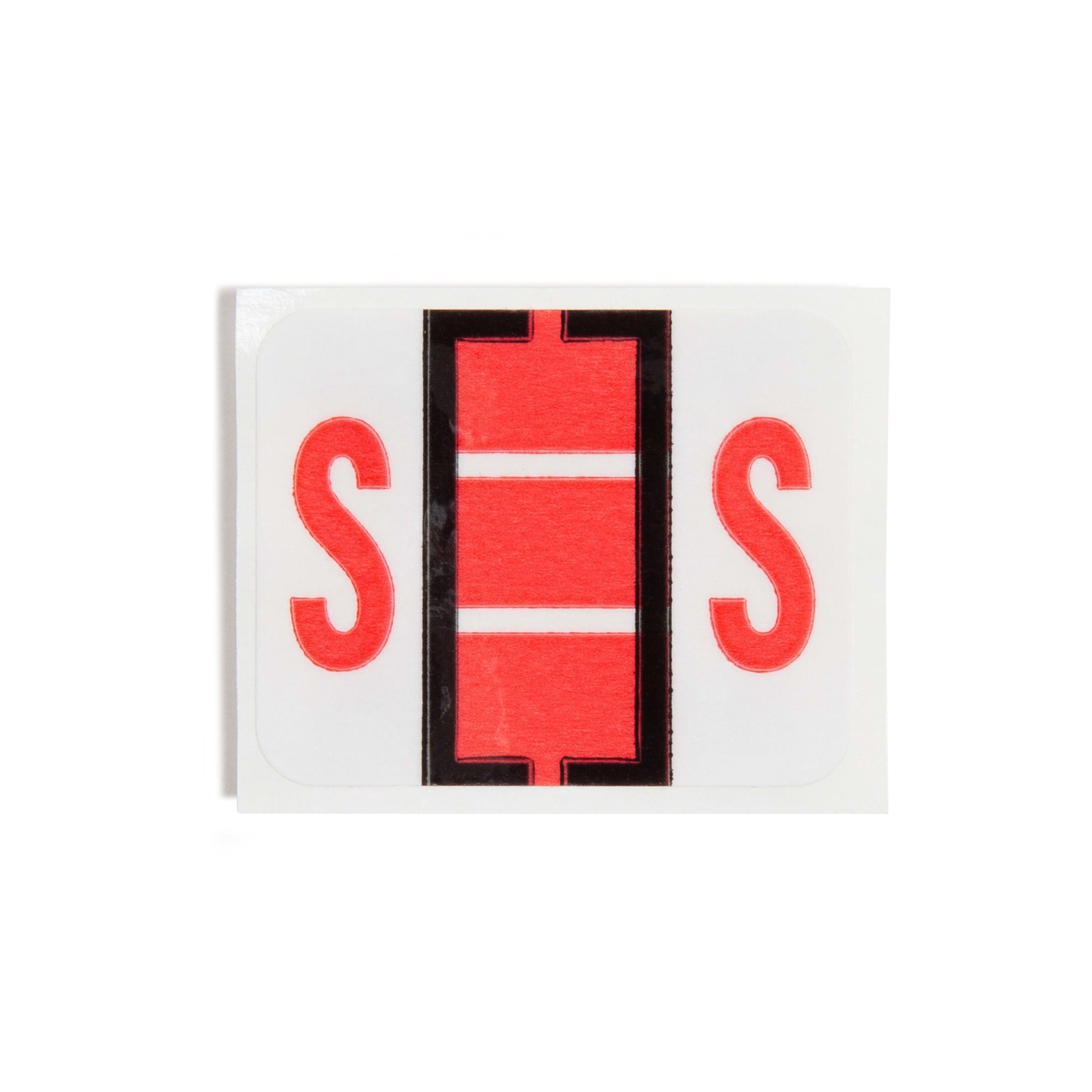 BCCR Bar Style Color-Coded Alphabetic Labels, A-Z Rolls, Pink Color, 1-1/4" X 1" Size, Set of 50, 086486670890