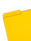 Pressboard File Folder, 1 inch Expansion, 1/3-Cut Tab, Yellow Color, Legal Size, Set of 25, 086486225625