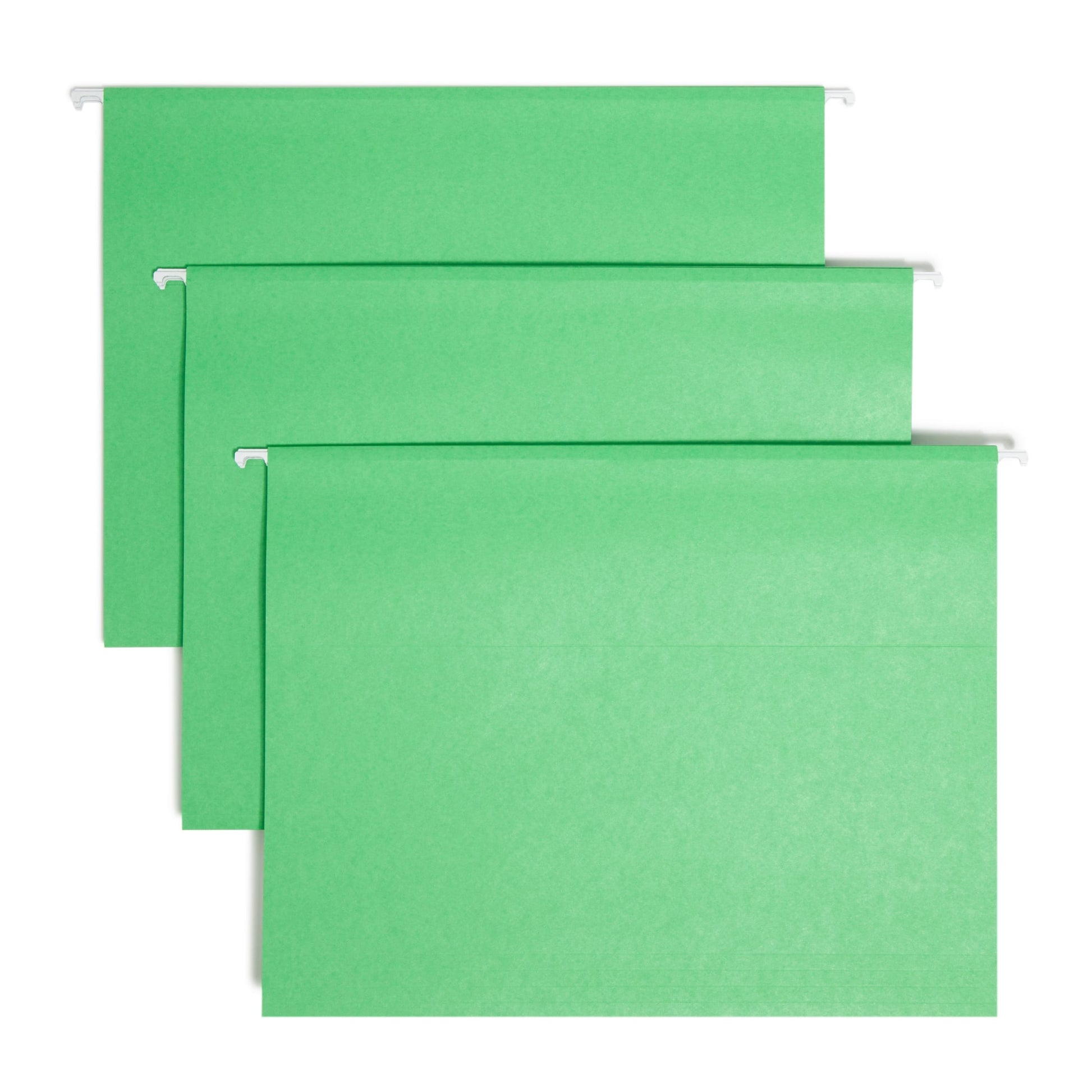 TUFF® Hanging File Folders with Easy Slide® Tabs, Green Color, Letter Size, Set of 1, 086486640428