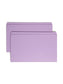 Reinforced Tab File Folders, Straight-Cut Tab, Lavender Color, Legal Size, Set of 100, 086486174107