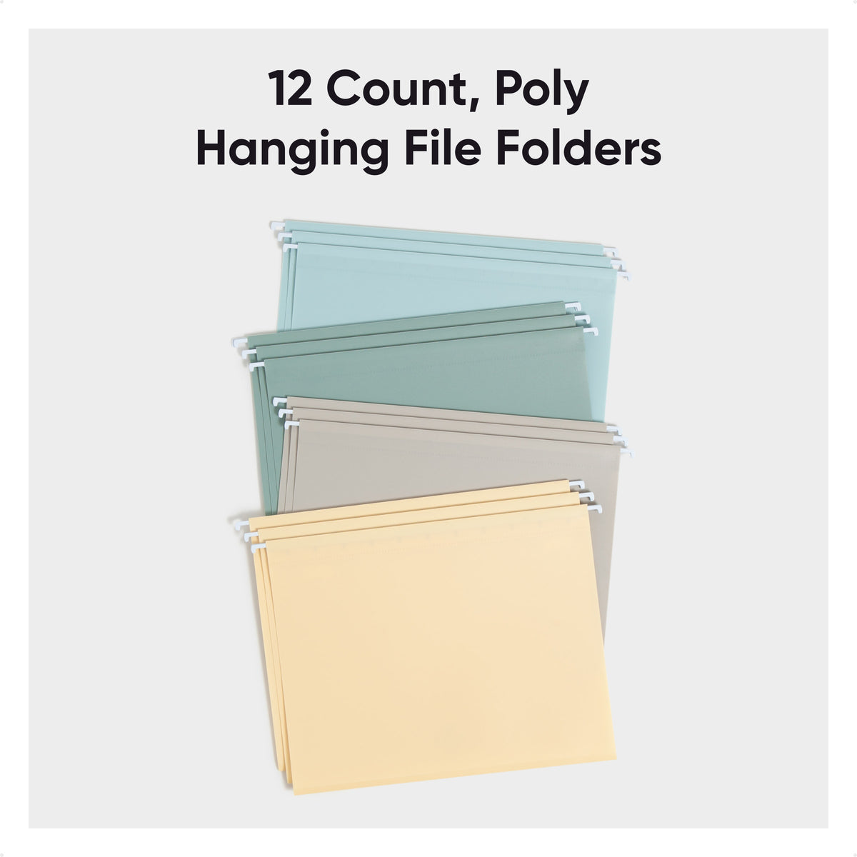 Poly Hanging File Folders