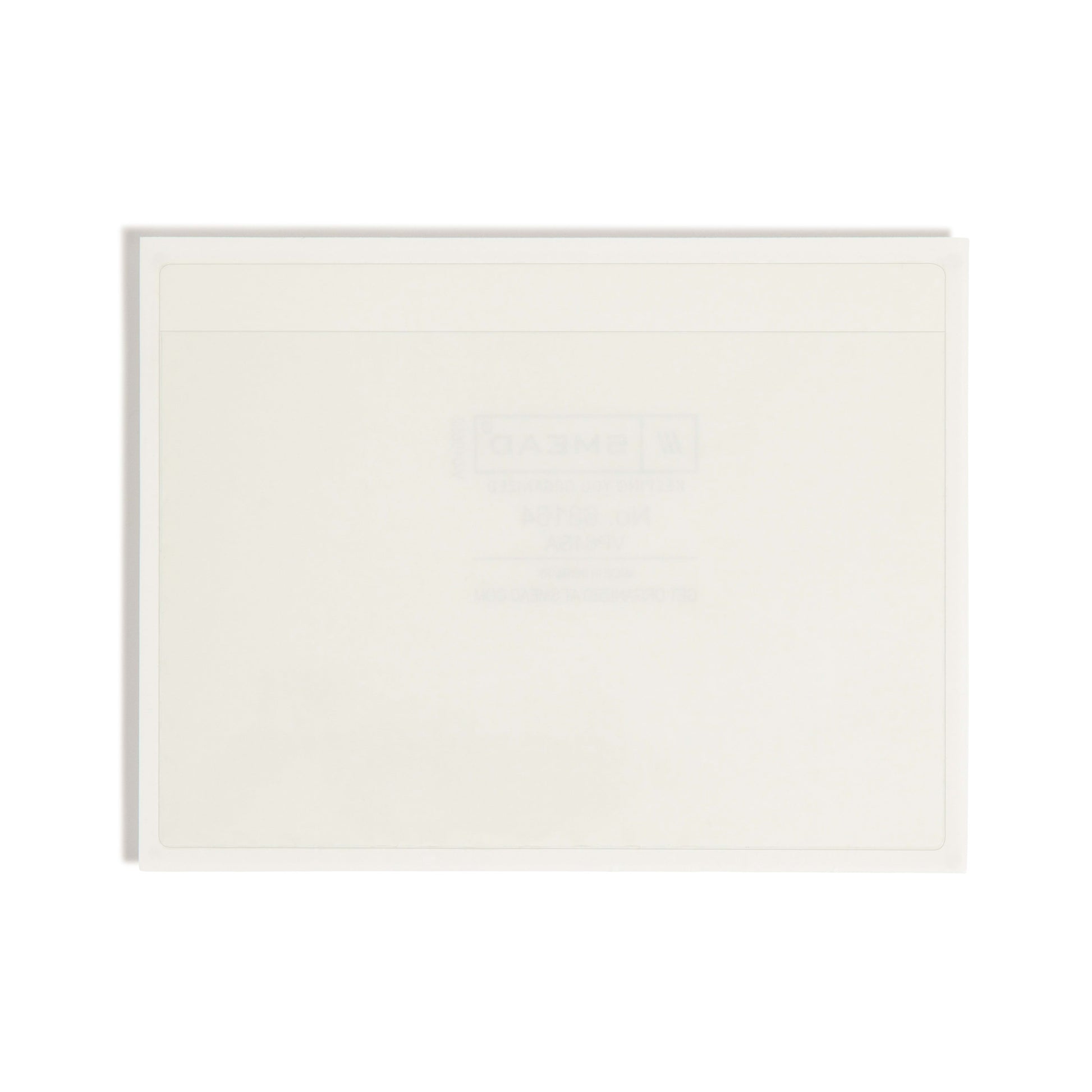 Self-Adhesive Poly Pockets, Clear Color, 6" X 4" Size, Set of 100, 086486681643