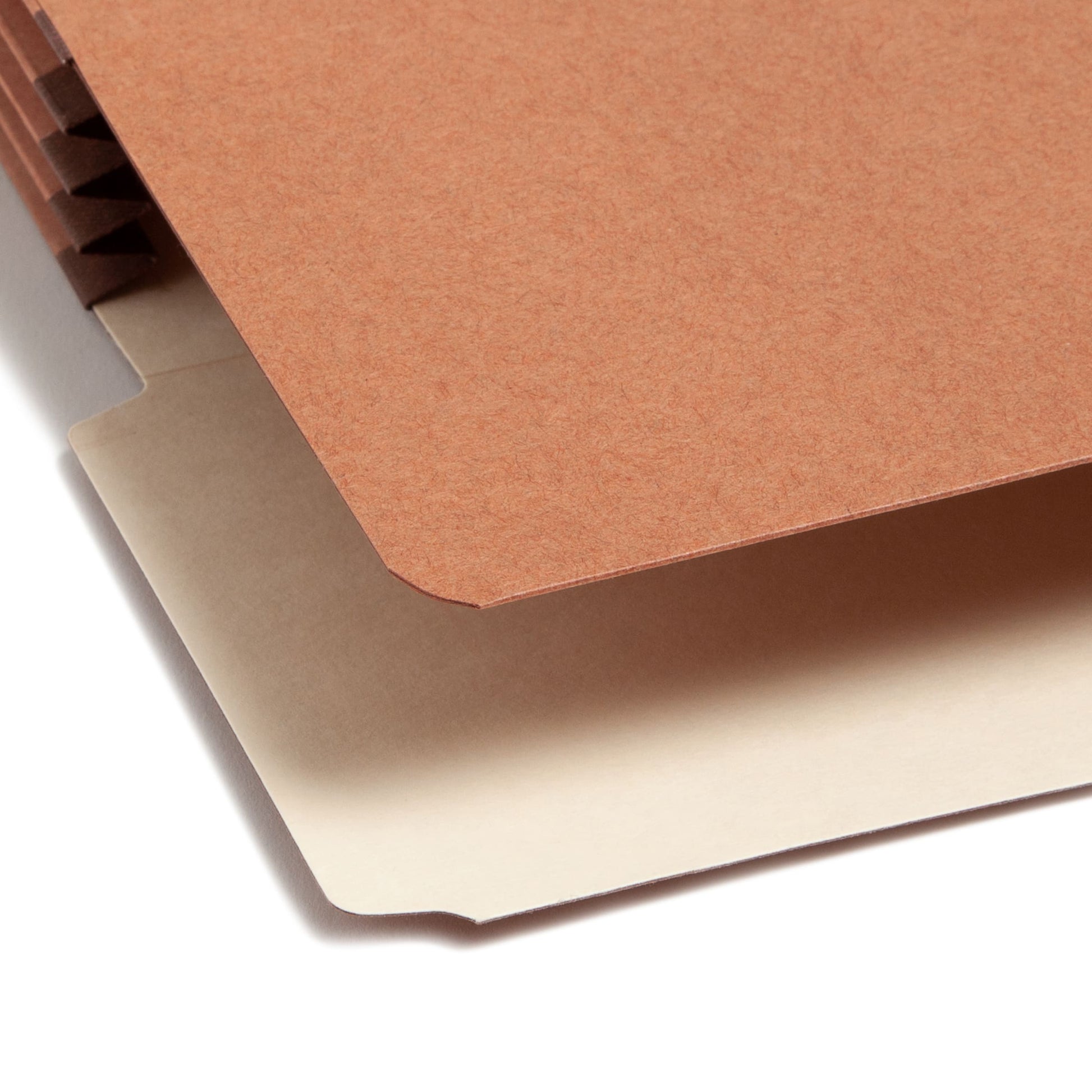 Reinforced End Tab File Pockets, 4 inch High Tab, 3-1/2 inch Expansion, Redrope Color, Letter Size, Set of 10, 30086486736245