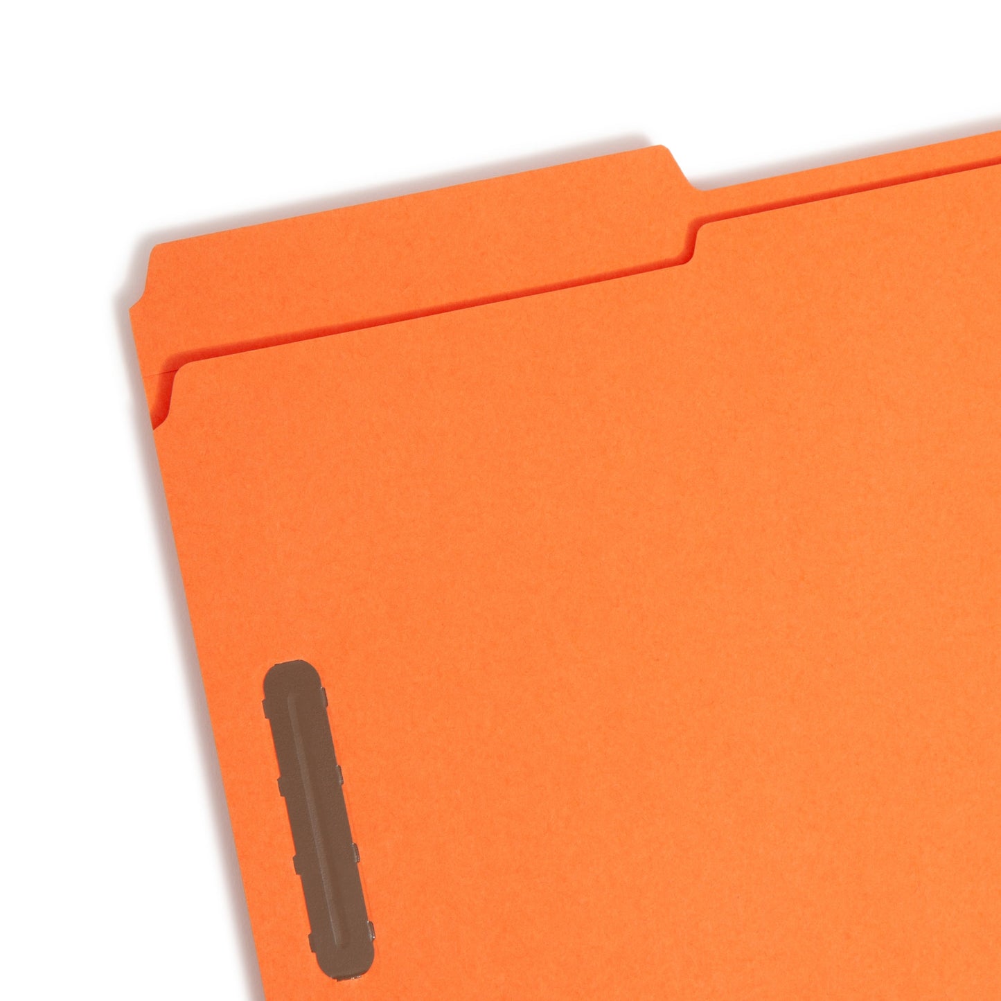Reinforced Tab Fastener File Folders, 1/3-Cut Tab, 2 Fasteners, Orange Color, Legal Size, Set of 50, 086486175401