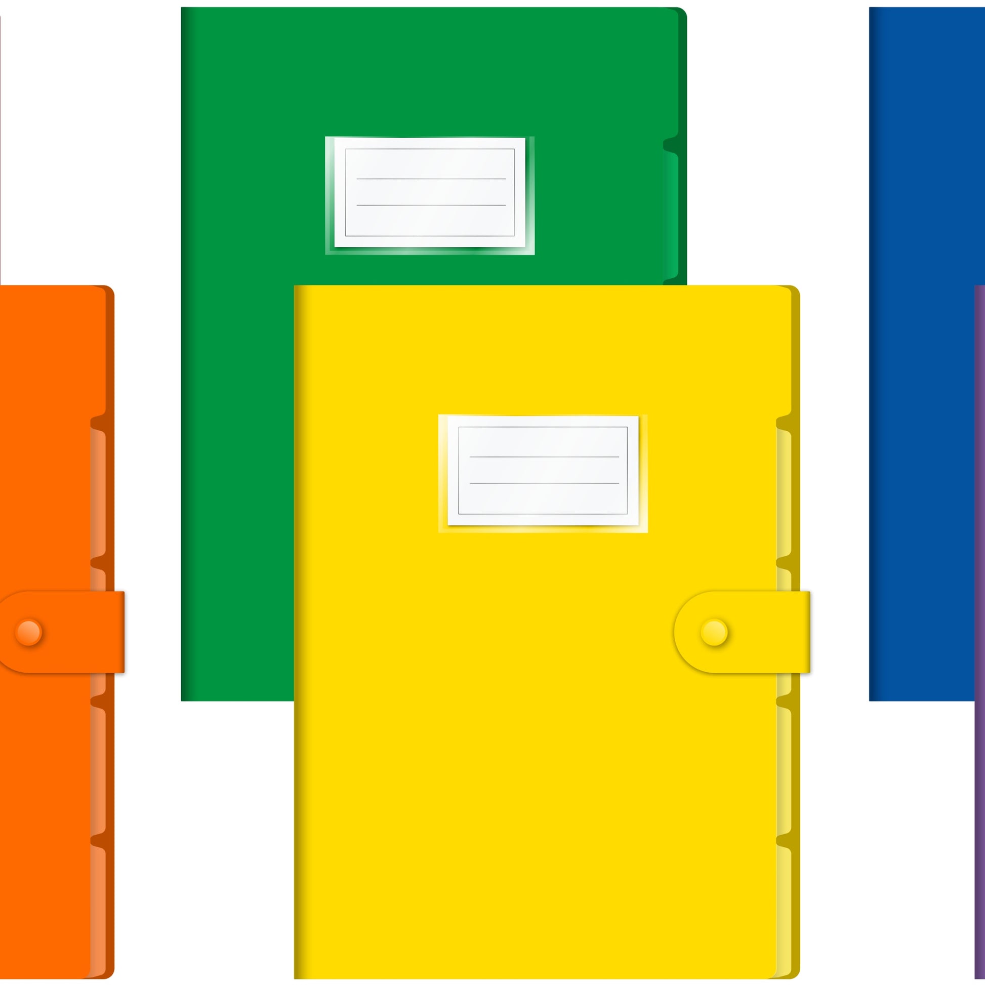 Expanding File Organizer, 6 Pockets, 5 Dividers, 1/6-Cut Tab, Assorted Colors Color, Letter Size, Set of 6, 086486896016