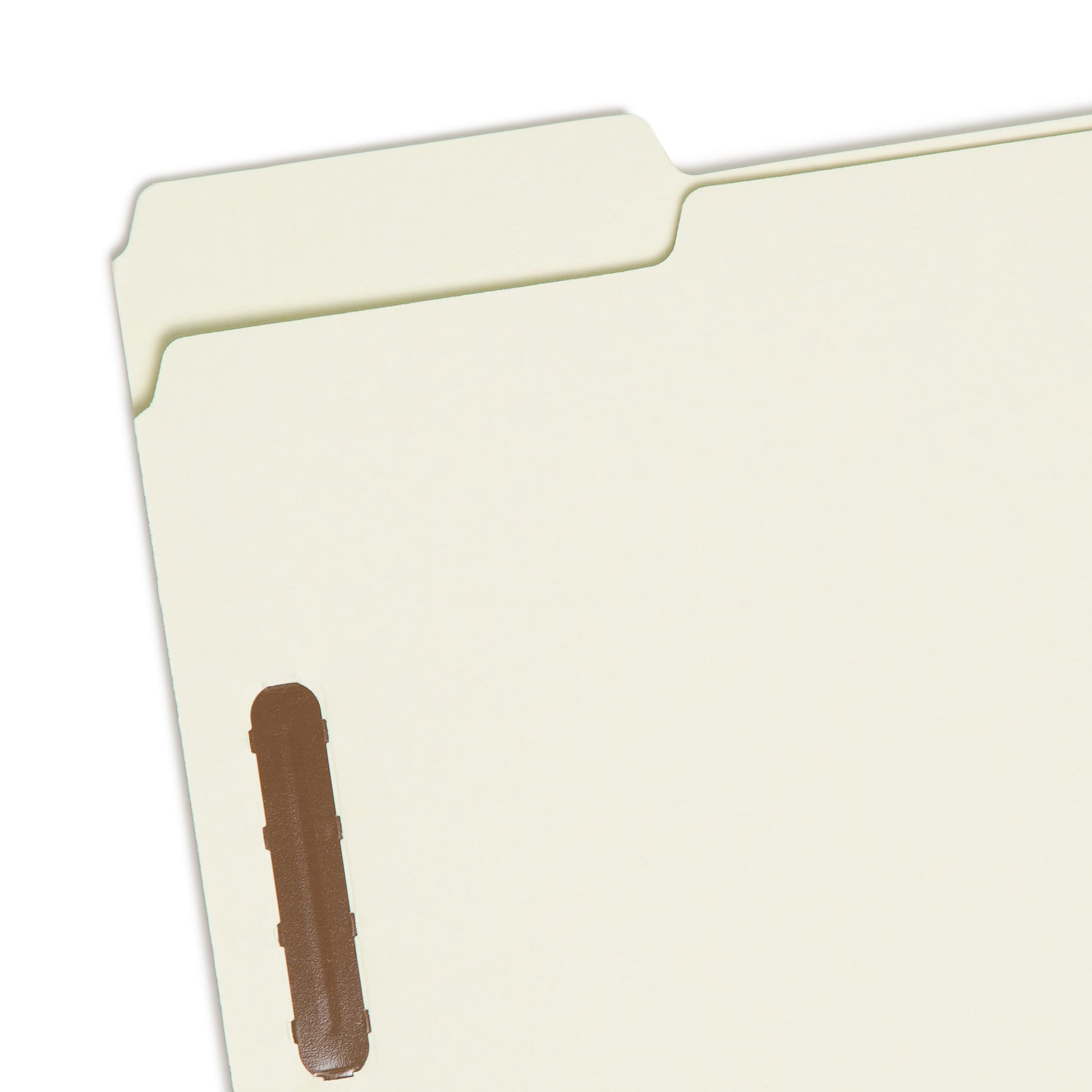 Pressboard Fastener File Folders, 2 inch Expansion, Gray/Green Color, Letter Size, Set of 25, 086486150040