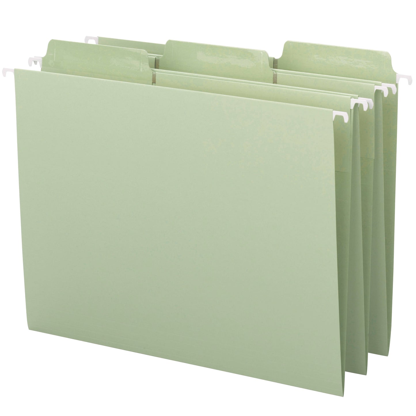 Erasable FasTab® Hanging File Folders, Moss Green Color, Letter Size, Set of 20, 086486640329