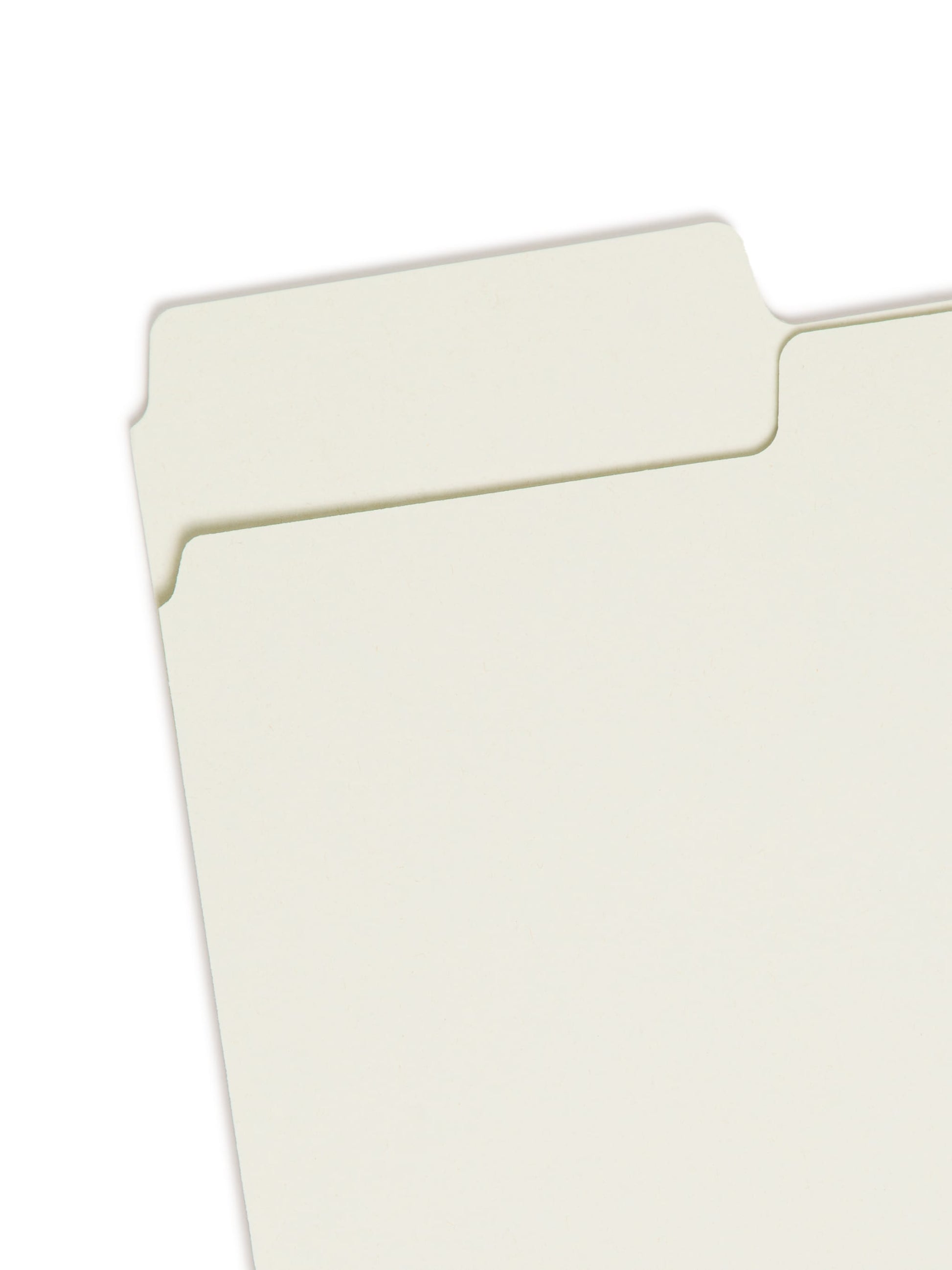 SuperTab® Pressboard Fastener File Folders, Gray/Green Color, Legal Size, Set of 25, 086486199810