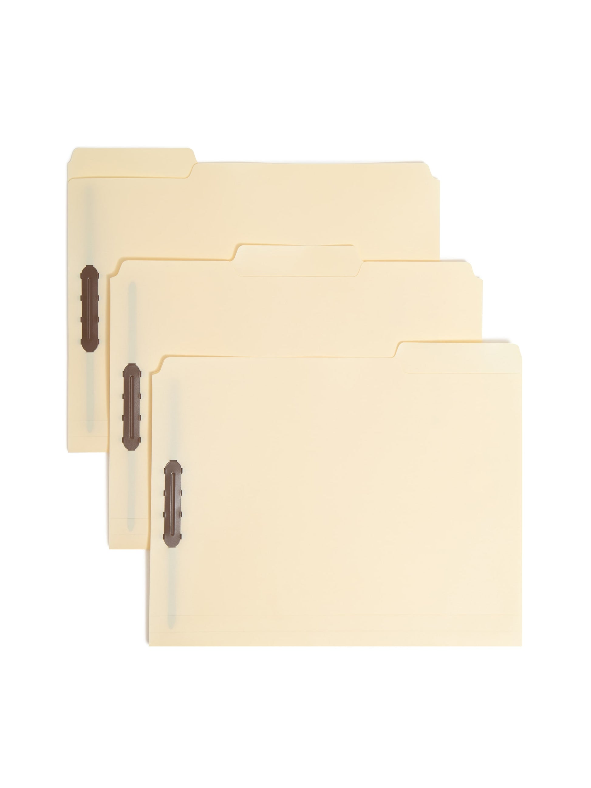 Poly Fastener File Folders, Manila Color, Letter Size, Set of 24, 086486105453