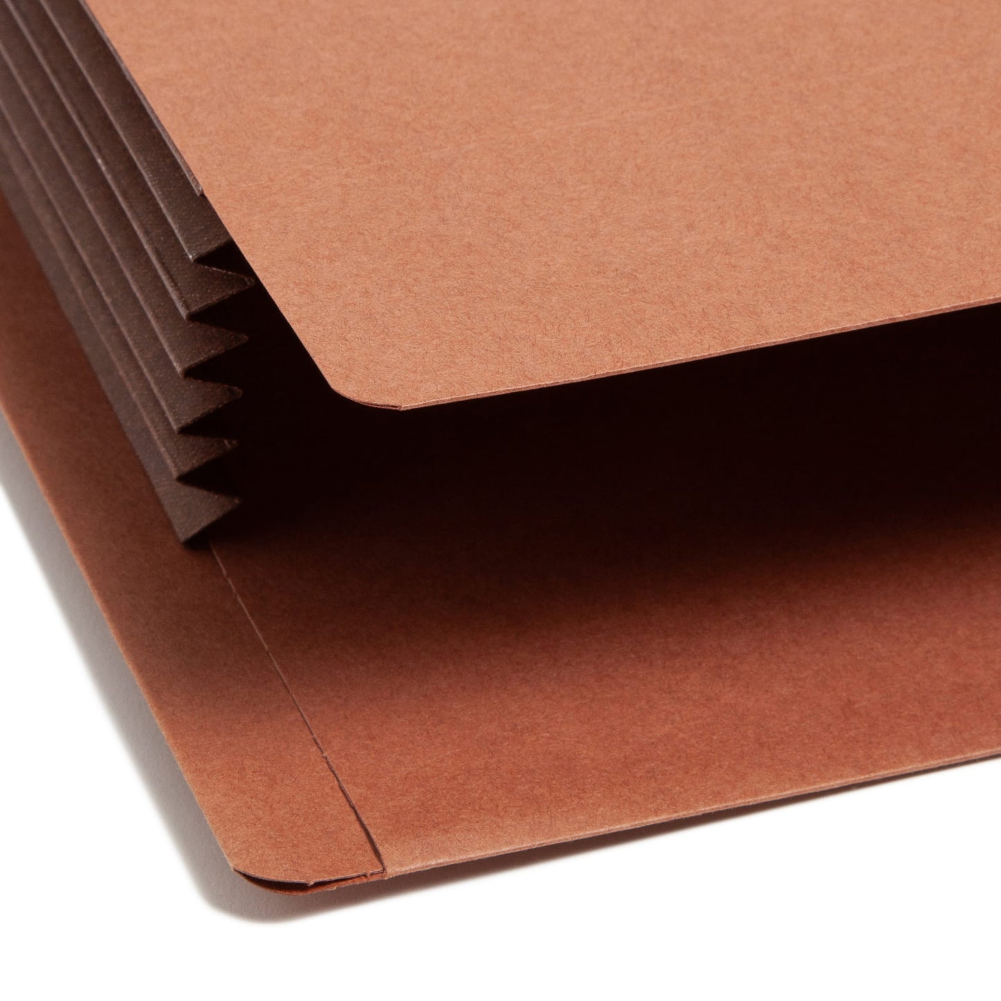 Reinforced End Tab File Pockets, Straight-Cut Tab, 5-1/4 inch Expansion, Dark Brown Color, Extra Wide Legal Size, Set of 10, 30086486746916