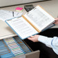 Pressboard Classification File Folders, 2 Dividers, 2 inch Expansion, Blue Color, Letter Size, Set of 5, 086486140560
