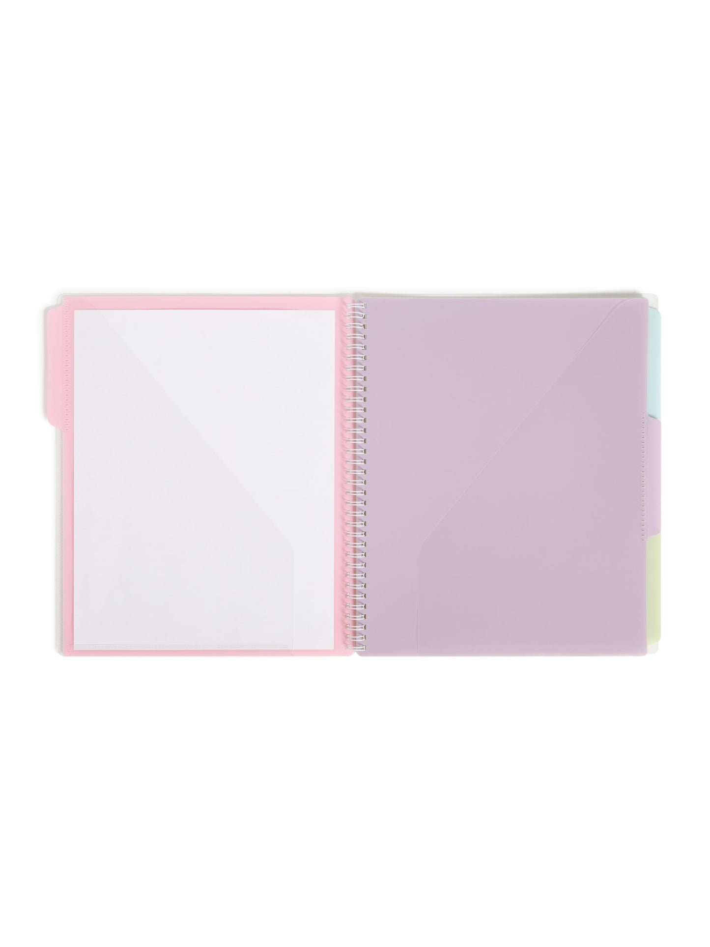 Project Organizer, 12 Pockets, 6 Dividers, 1/3-Cut Tab, Assorted Colors Color, Letter Size, Set of 1, 086486892087