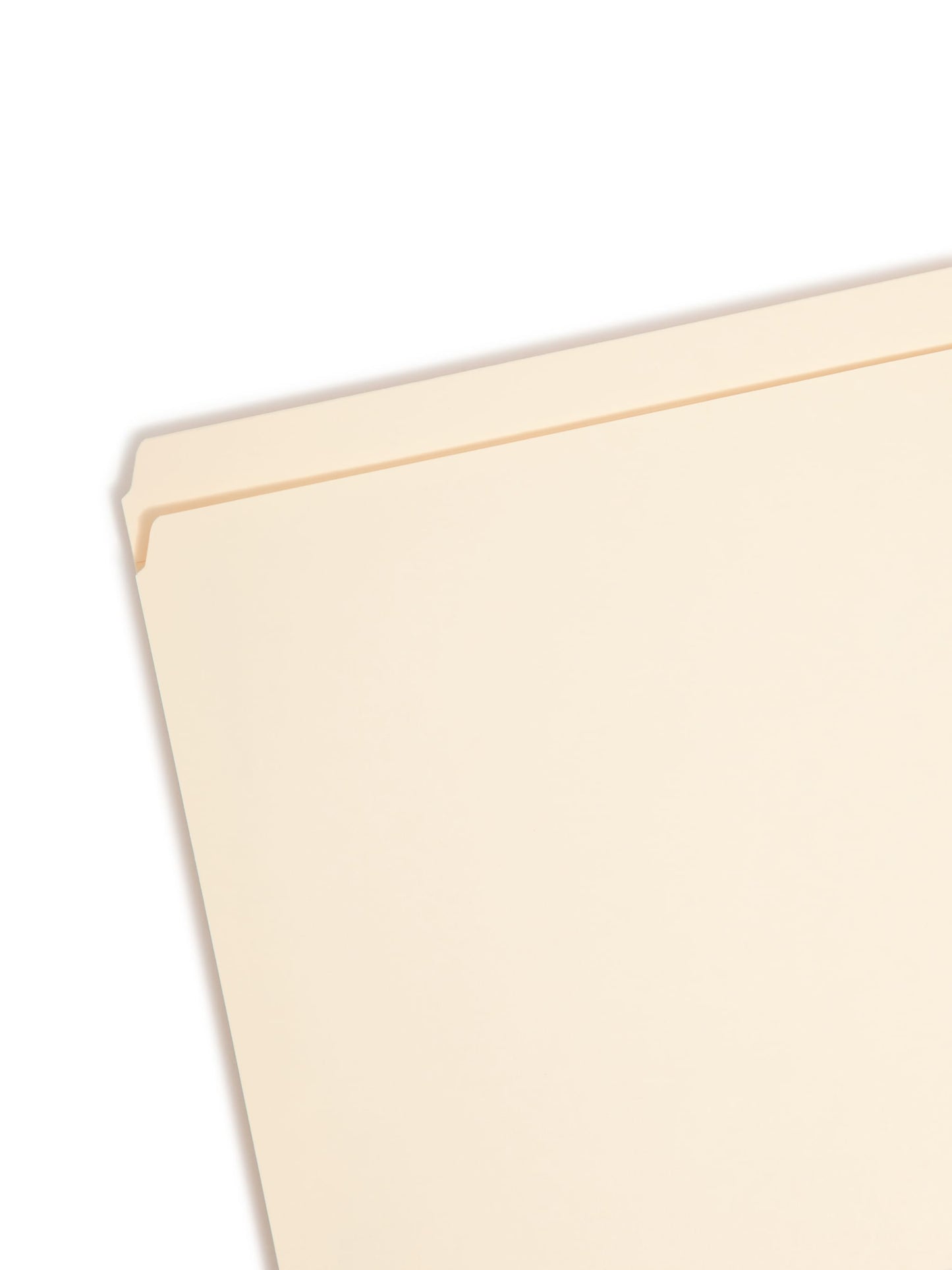 Reinforced Tab Fastener File Folders, Straight-Cut Tab, 1 Fastener, Manila Color, Legal Size, Set of 50, 086486195102