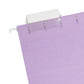Standard Hanging File Folders with 1/5-Cut Tabs, Lavender Color, Letter Size, Set of 25, 086486640640