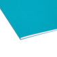 Standard Hanging File Folders with 1/5-Cut Tabs, Teal Color, Letter Size, Set of 25, 086486640749