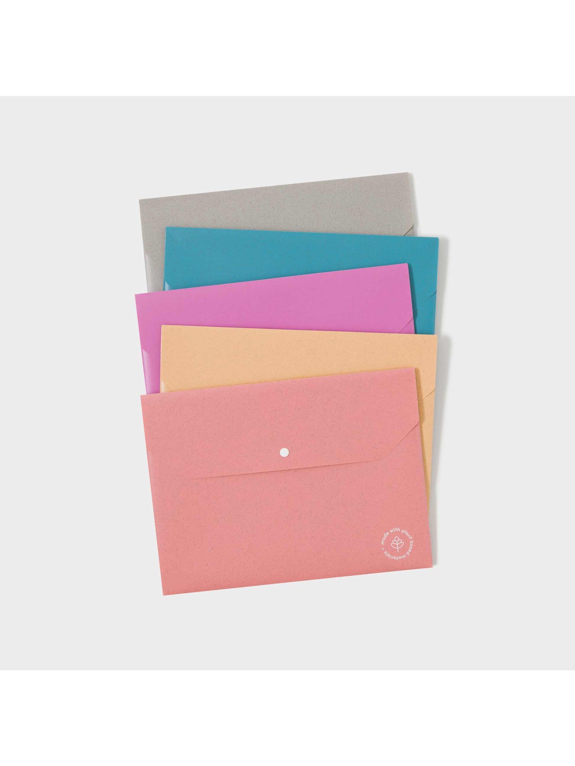 U-Eco Poly Document Holder, U-Eco, 0.59" Expansion, 1 Pockets, Assorted Colors, Assorted Colors, Set of 10, 843463166018