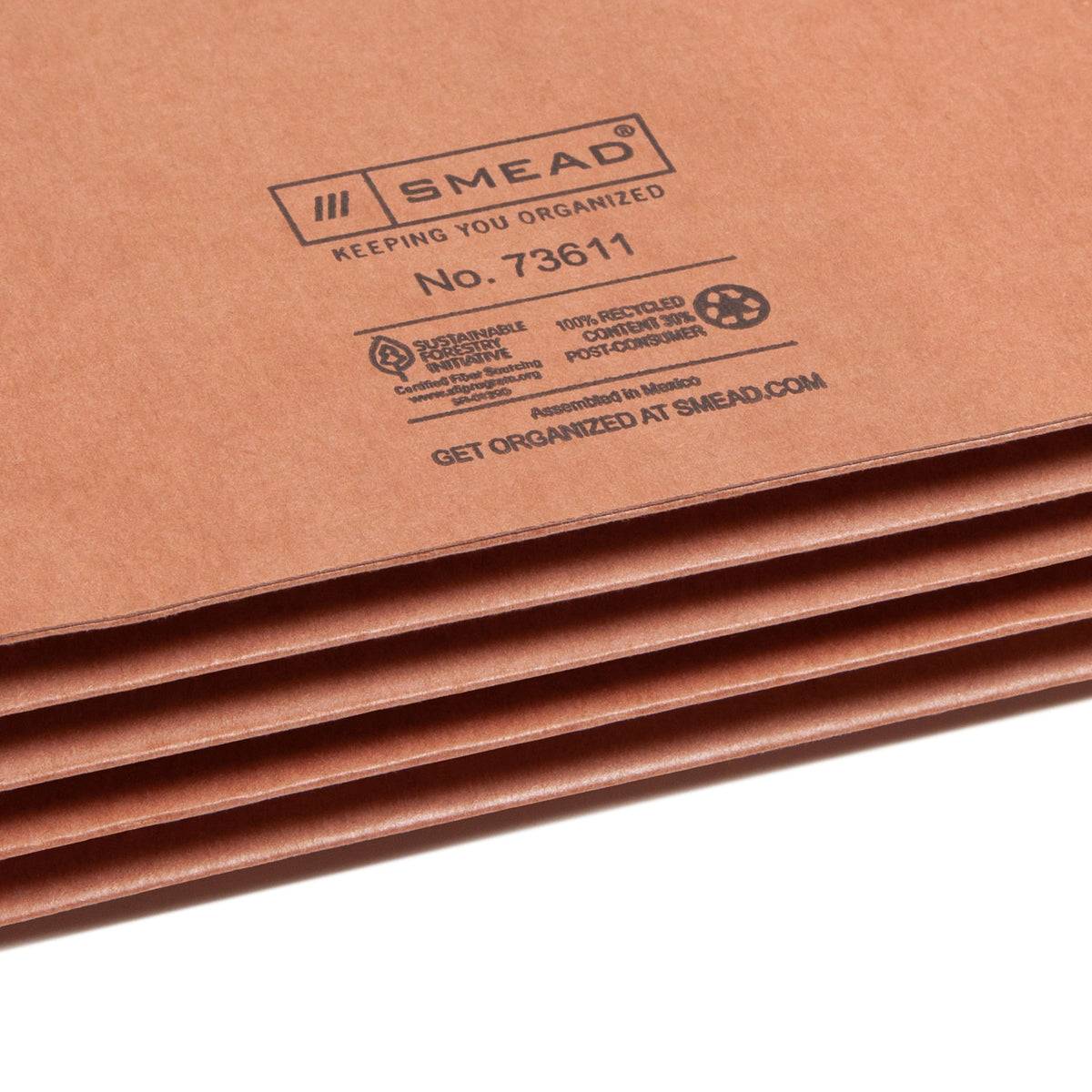 Etra-Wide End Tab File Pockets, Straight-Cut Tab, 3-1/2 inch Expansion, Redrope Color, Extra Wide Legal Size, Set of 25, 30086486736115