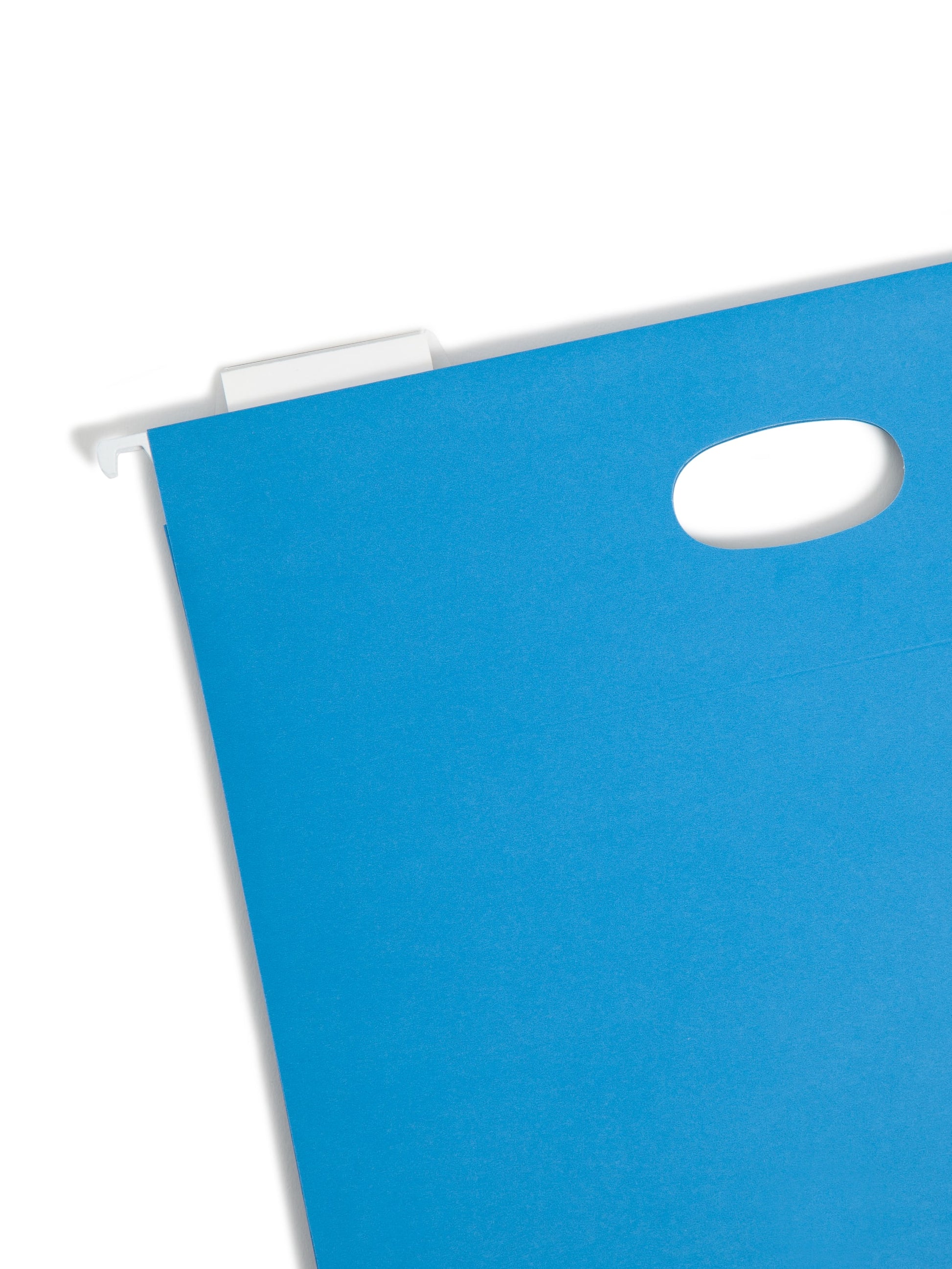 Hanging File Pockets with Tabs, 2" Expansion, Blue Color, Letter Size, Set of 25, 086486642507