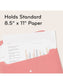 U-Eco Poly Document Holder, U-Eco, 0.59" Expansion, 1 Pockets, Assorted Colors, Assorted Colors, Set of 10, 843463166018