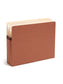 Redrope File Pockets, Straight-Cut Tab, 3-1/2 inch Expansion, Redrope Color, Letter Size, Set of 25, 30086486732247