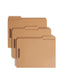 Reinforced Tab Fastener File Folders, 1/3-Cut Tab, 2 Fasteners, Kraft Color, Letter Size, Set of 50, 086486148375