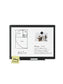 Aluminum PinIt Frame Dry Erase Board, Pinit Frame, Black, White, 23" x 17", 2' or Smaller, White, 23" X 17" Size, Set of 1, 843463130149