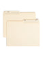 Reversible Printed Tab File Folders, 1/2-Cut Tab, 9 1/2 pt., Manila Color, Letter Size, Set of 100, 086486101455