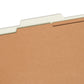 SafeSHIELD® Pressboard Classification File Folders, 2 Dividers, 2 inch Expansion, 2/5-Cut Tab, Gray/Green Color, Legal Size, Set of 10, 30086486190764