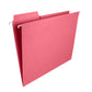 FasTab® Hanging File Folders, 1/3-Cut Tab, Dark Pink Color, Letter Size, Set of 9, 086486640145