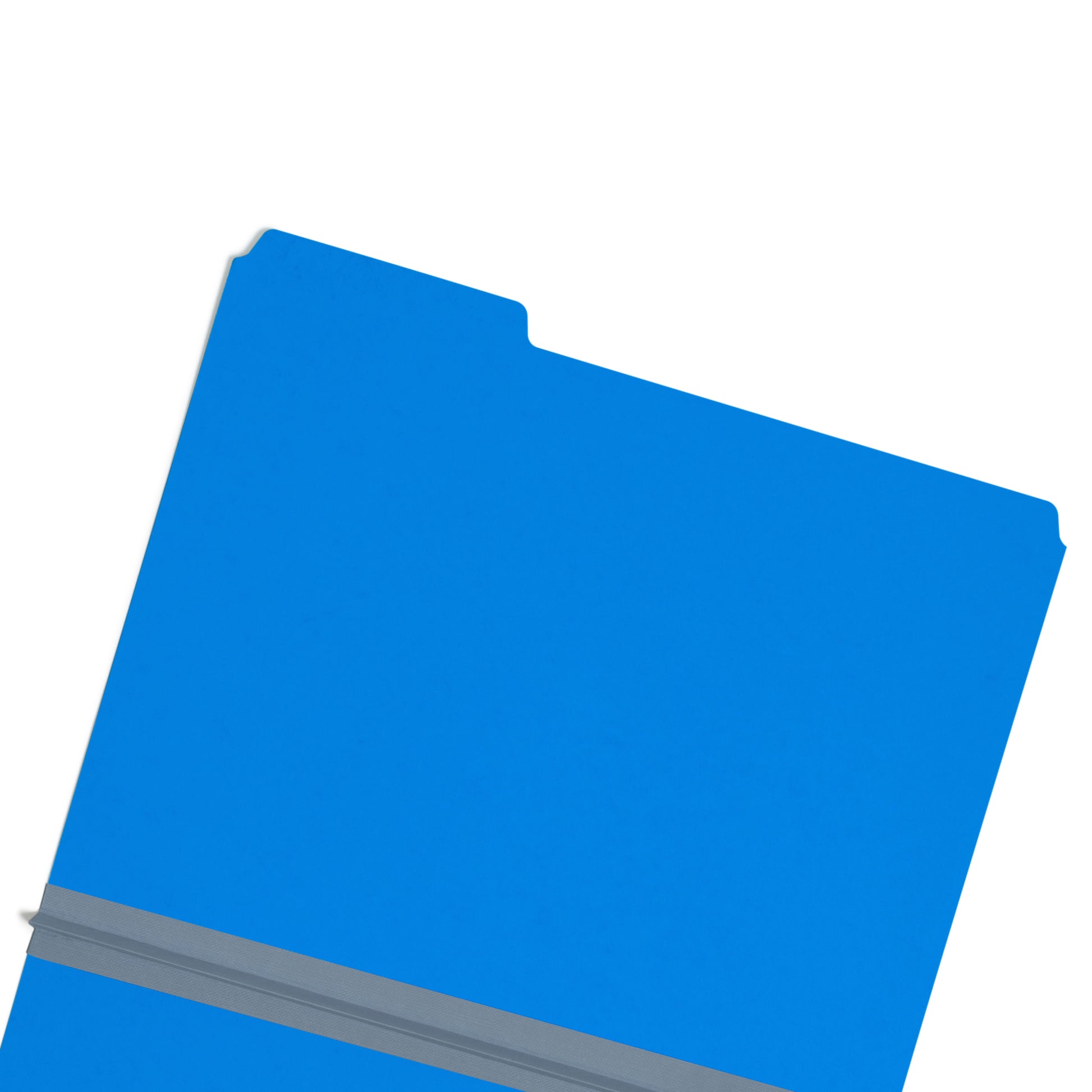 Pressboard File Folder, 1 inch Expansion, 1/3-Cut Tab, Dark Blue Color, Letter Size, Set of 25, 086486215411