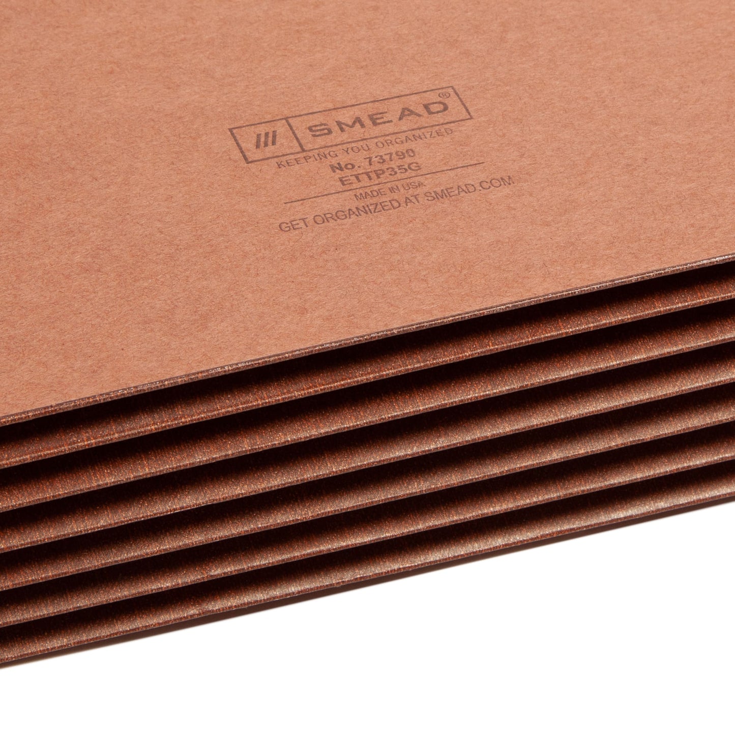 TUFF® Extra-Wide Reinforced End Tab File Pockets, Straight-Cut Tab, 5-1/4 inch Expansion, Redrope Color, Extra Wide Letter Size, Set of 10, 30086486737907