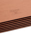 TUFF® Extra-Wide Reinforced End Tab File Pockets, Straight-Cut Tab, 5-1/4 inch Expansion, Redrope Color, Extra Wide Letter Size, Set of 10, 30086486737907