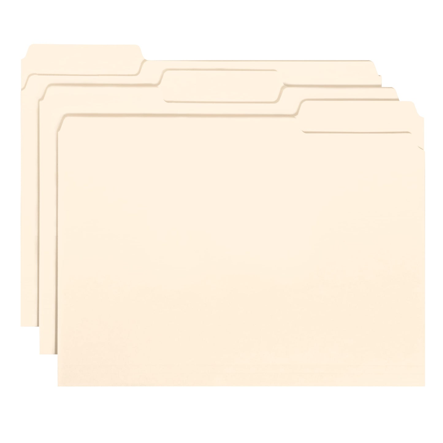 Interior File Folders, Manila Color, Letter Size, Set of 100, 086486102308