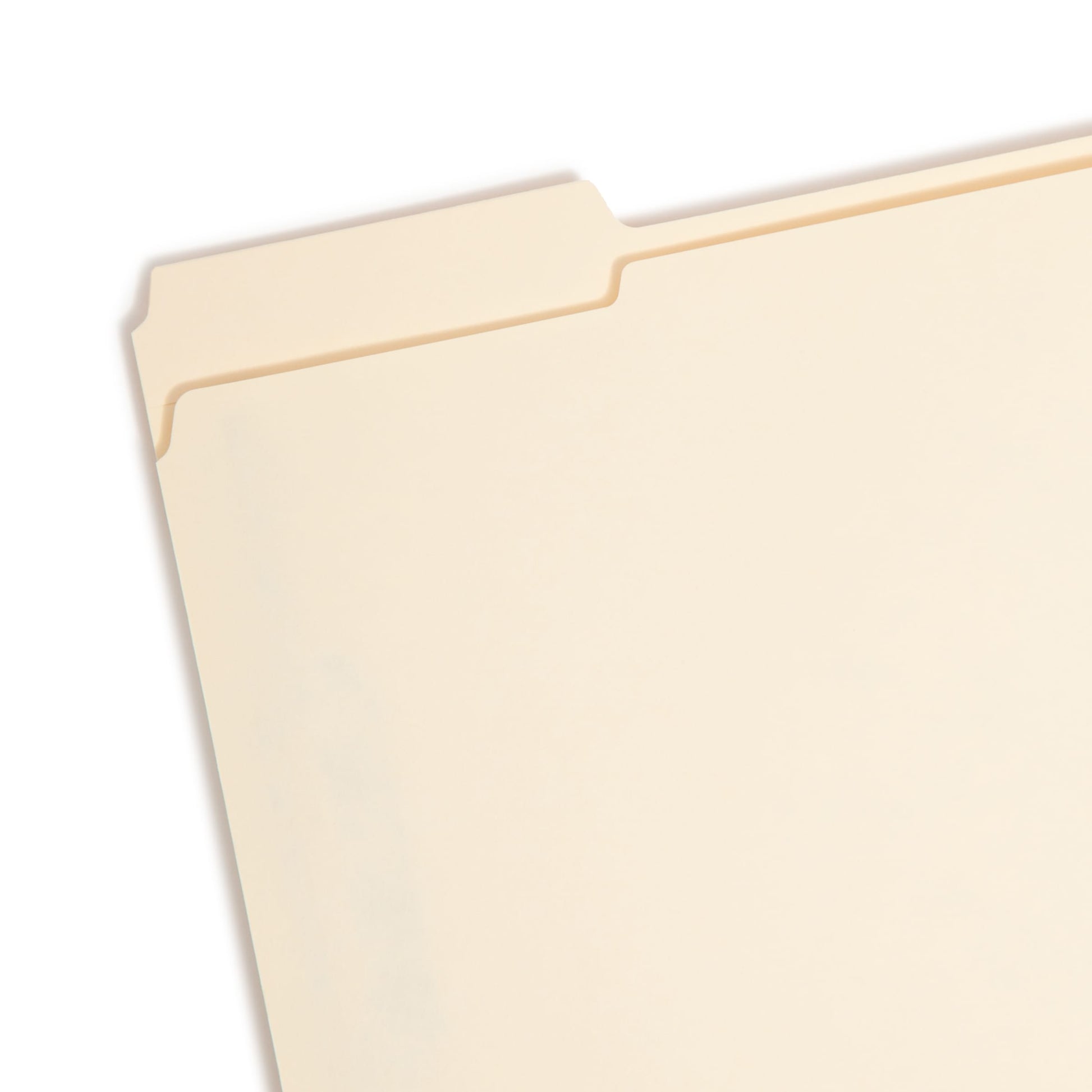 SafeSHIELD® Reinforced Tab Fastener File Folders, Manila Color, Letter Size, Set of 50, 086486145558