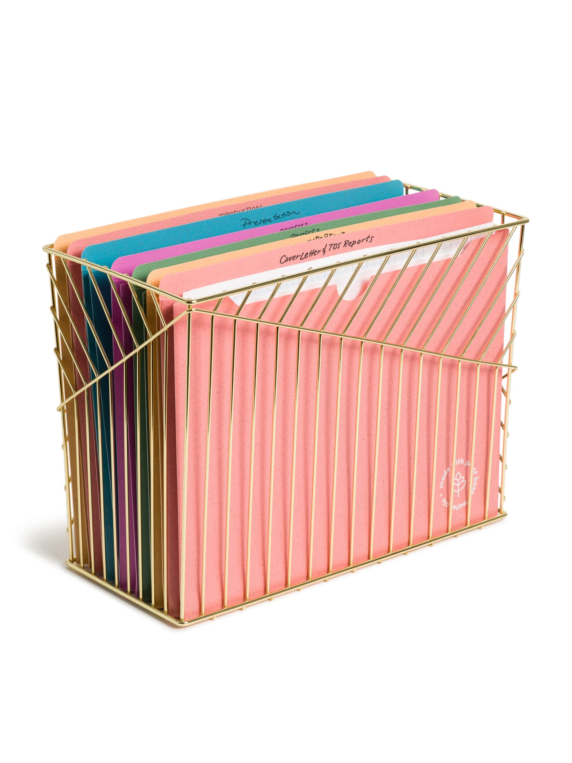 U-Eco Poly File Jacket, U-Eco, Straight Cut, 1" Expansion, 1 Pockets, Assorted Colors, Assorted Colors, Set of 10, 843463165950